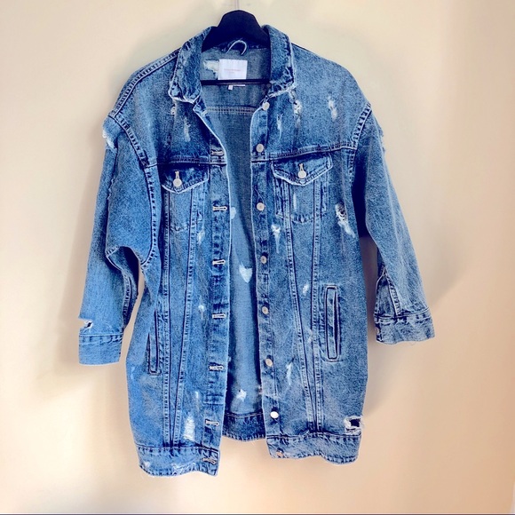 Trafaluc by Zara Jackets & Blazers - Trafaluc Denimwear distressed jacket